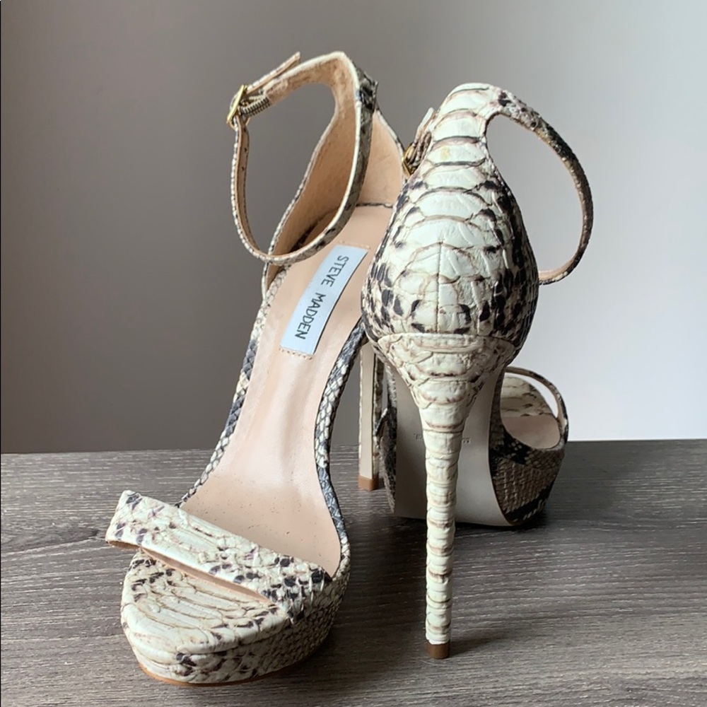 Animal print stilettos by Steve Madden